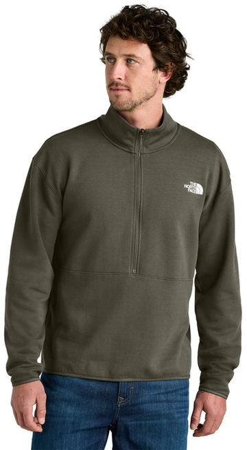 The North Face Adult Unisex 72/28 cotton/polyester Double Jersey Knit 1/2-Zip Fleece Jacket